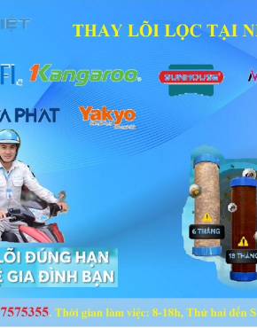 Thay lõi lọc nước tại nhà chất lượng chính hãng Hồ Chí Minh