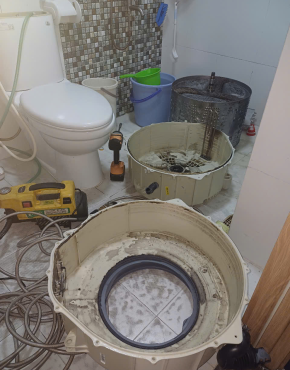 Vệ sinh máy giặt sạch sẽ, nhanh chóng Bình Tân