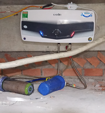 Lắp đặt máy tắm nước nóng