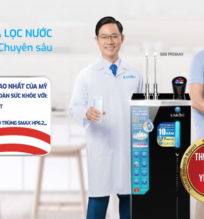 Máy lọc nước gia đình có tủ Karofi