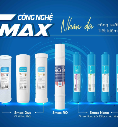 Giới thiệu bộ lõi Smax và thời gian thay lõi lọc nước định kỳ