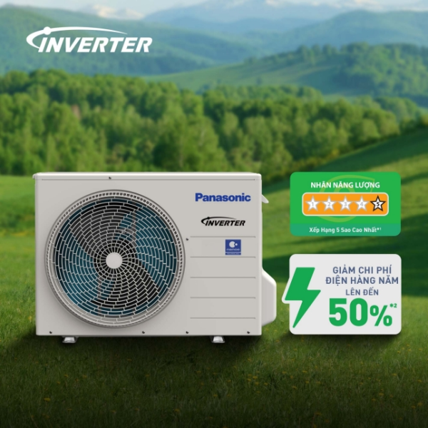 Điều hòa Panasonic 9000 BTU 2 chiều inverter RU9CKH-8D