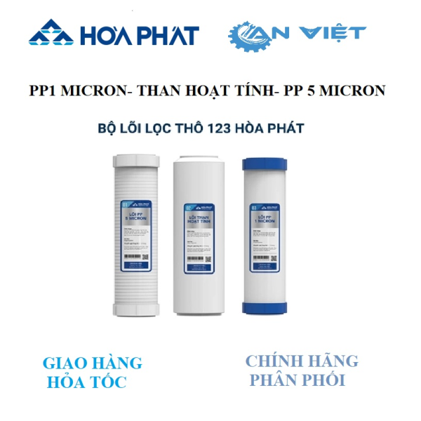 Bộ lõi lọc thô  123 Hòa Phát 