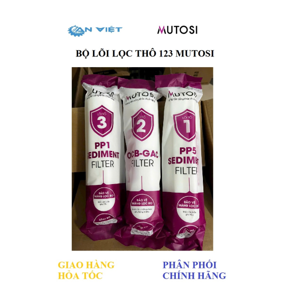 Bộ lõi lọc thô 123 Mutosi